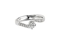 Anello Recarlo Donna Anniversary in Oro bianco Diamante 0.275 Ct R01SP195/040 - R01SP195/040